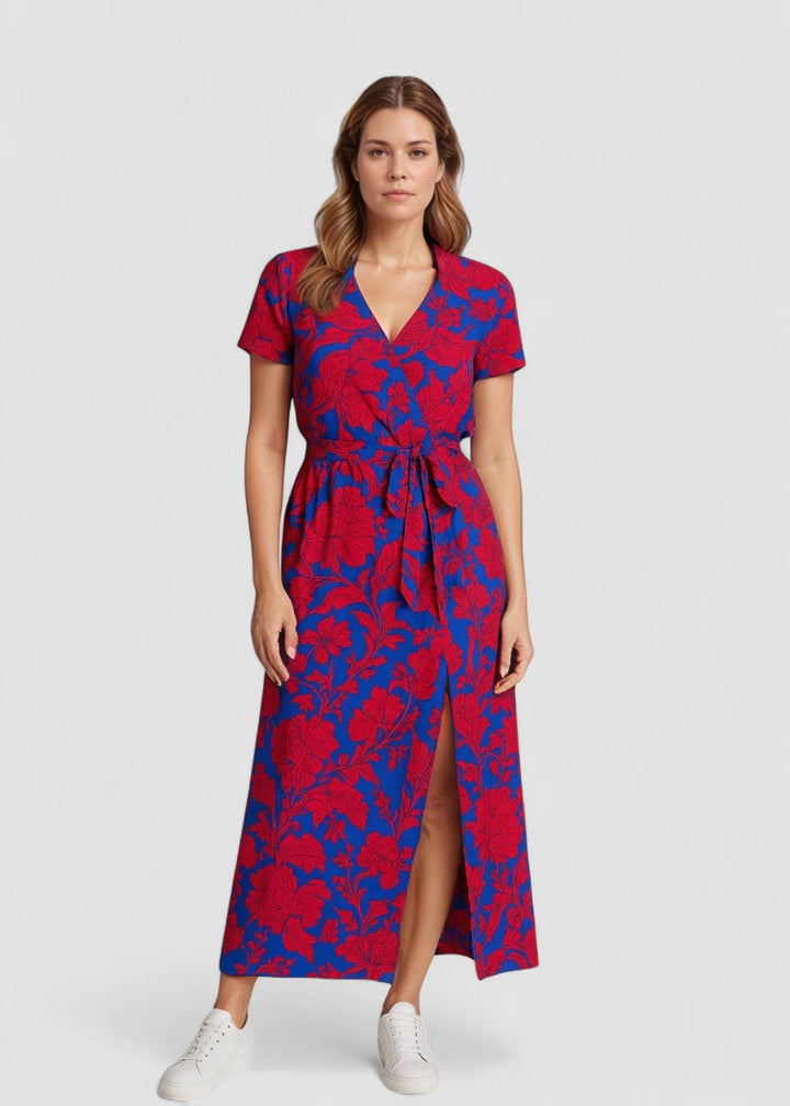 Kelly™ | Sukienka typu wrap w letnim stylu