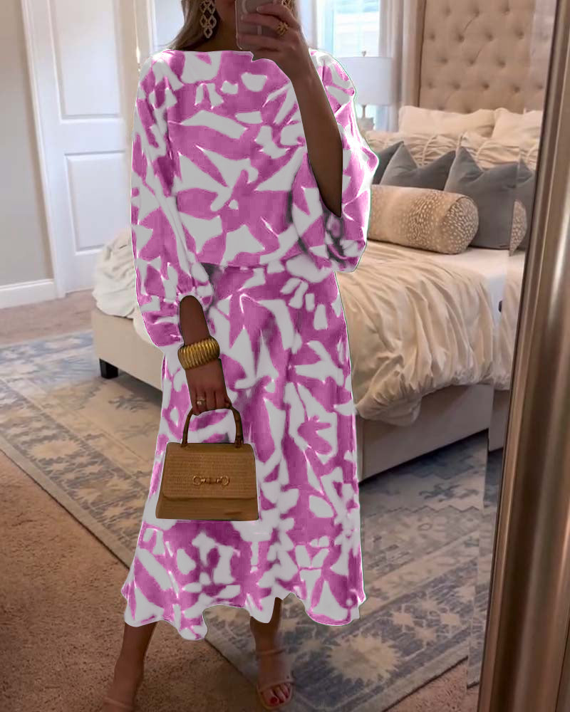 Cleo – Elegancka i Luźna Sukienka Maxi dla Kobiet