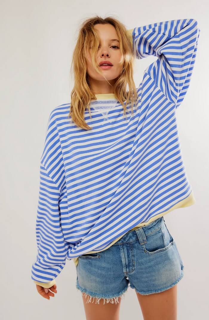 Costanza | Luźny i Kolorowy Sweter