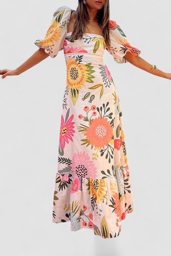 Nordlys™ | Sukienka Maxi z Printem