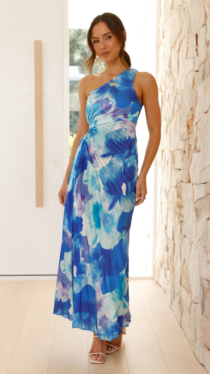 Sienna – Elegancka Sukienka Maxi z Wycięciami