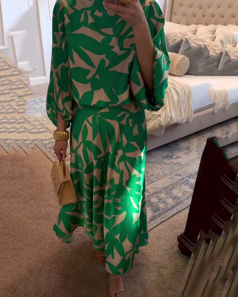 Cleo – Elegancka i Luźna Sukienka Maxi dla Kobiet