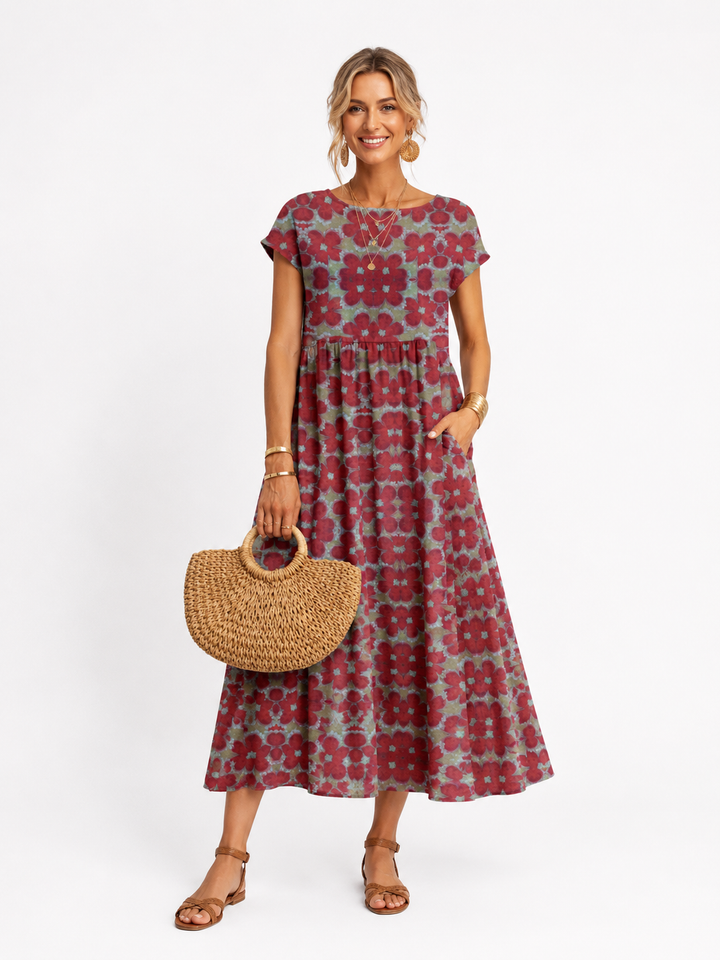 Florene | Rochie de vară cu mânecă scurtă