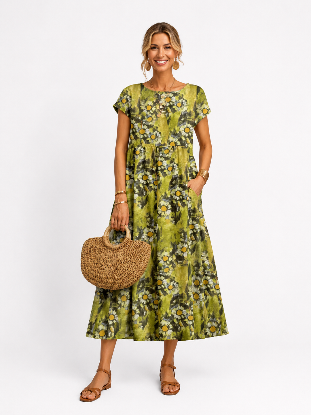 Florene | Rochie de vară cu mânecă scurtă