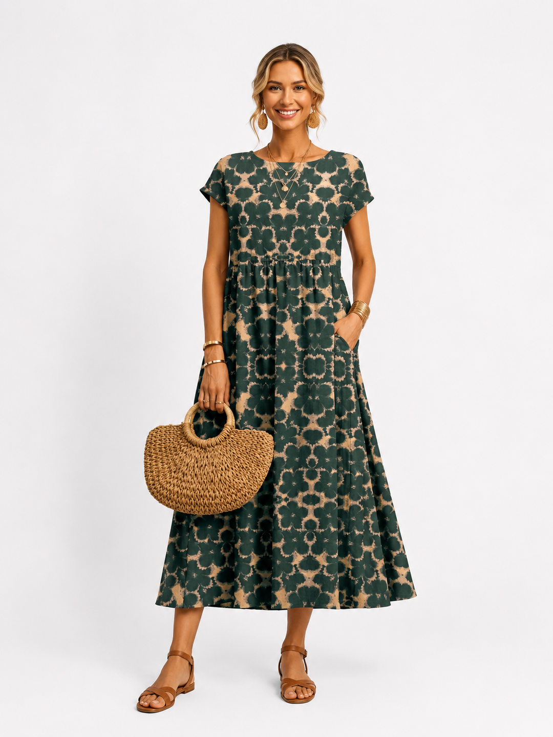 Florene | Rochie de vară cu mânecă scurtă