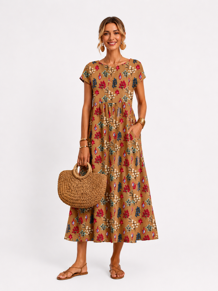 Florene | Rochie de vară cu mânecă scurtă