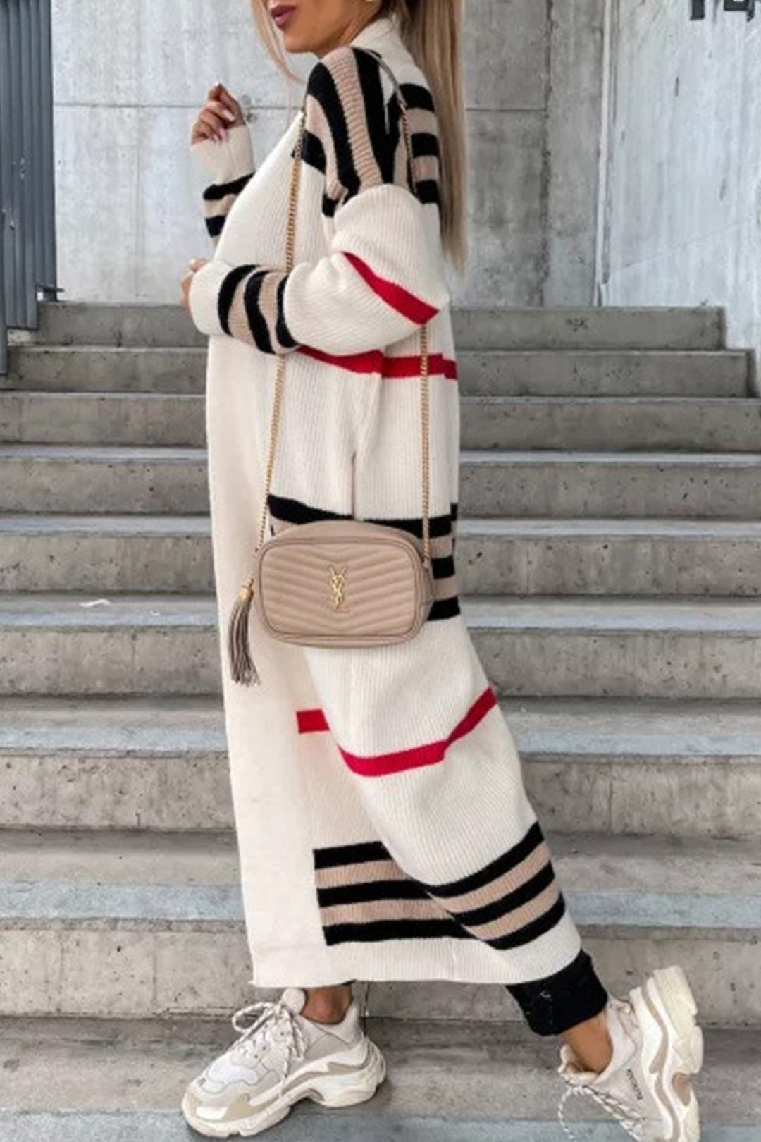 Wilma | Elegancki długi kardigan
