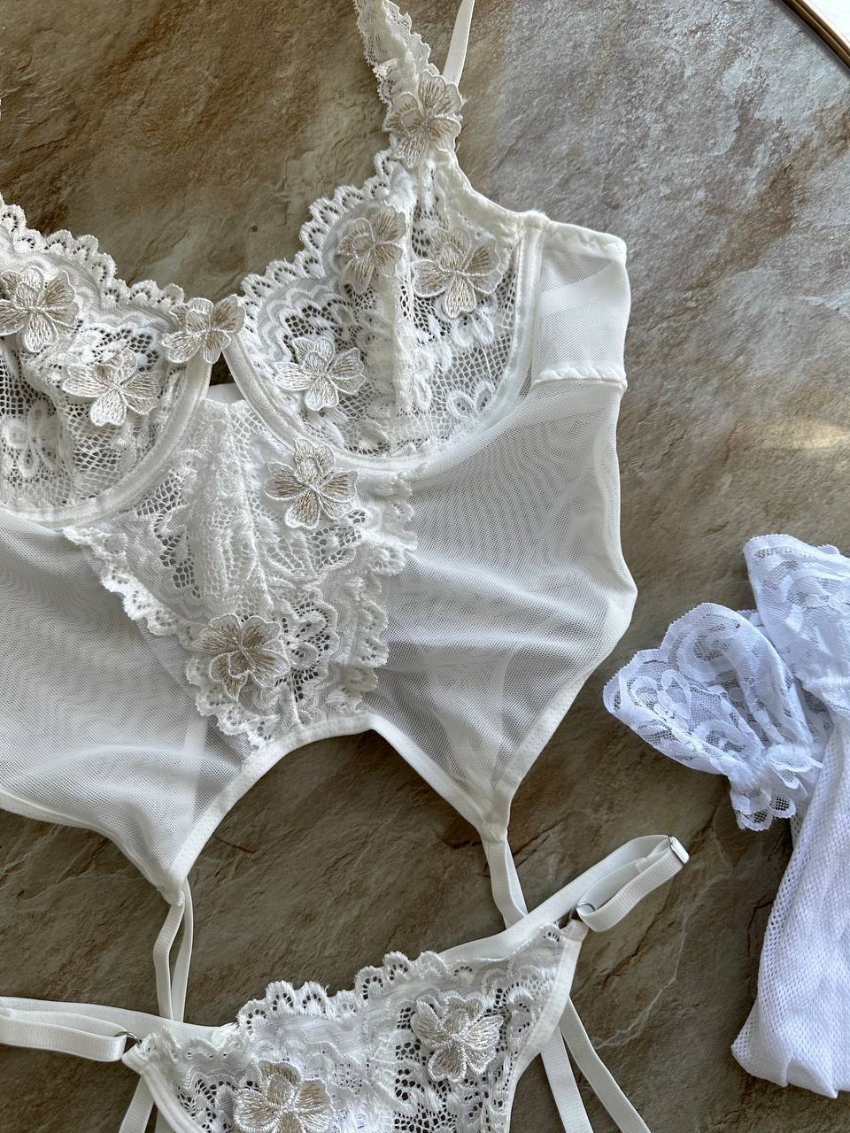 Leyla™ | Elegancki zestaw bielizny ślubnej