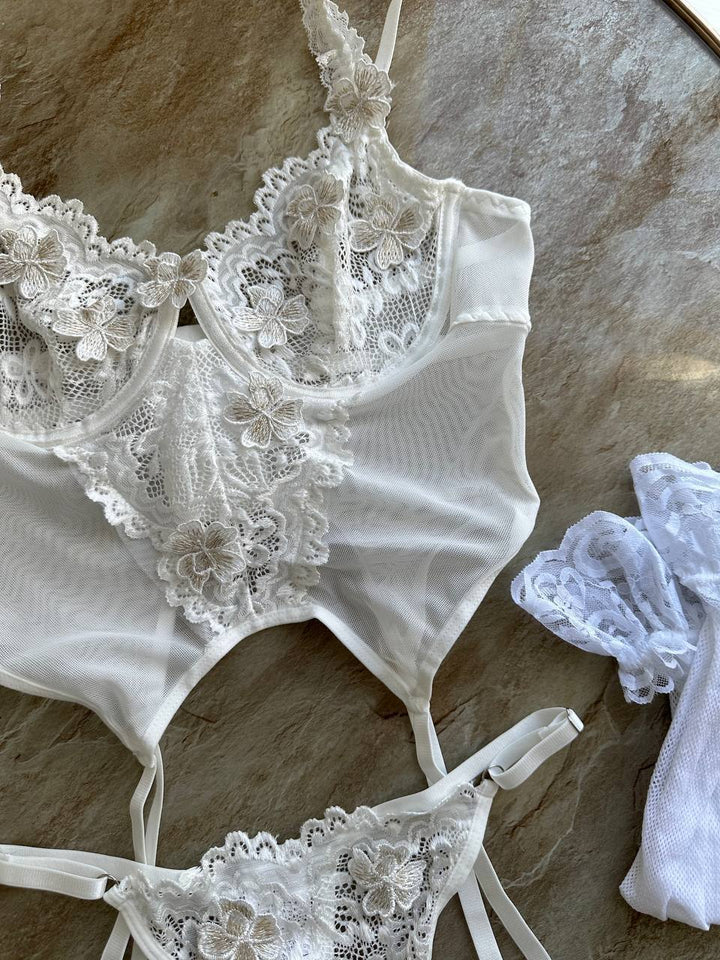 Leyla™ | Elegancki zestaw bielizny ślubnej