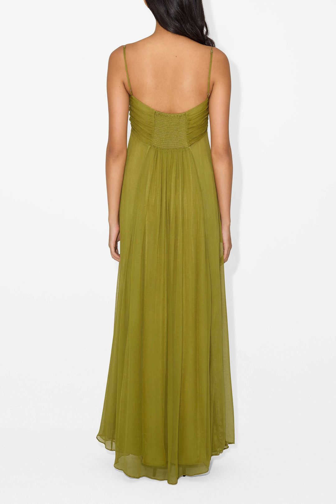Eden – Elegancka Sukienka Maxi dla Kobiet z Dekoltem