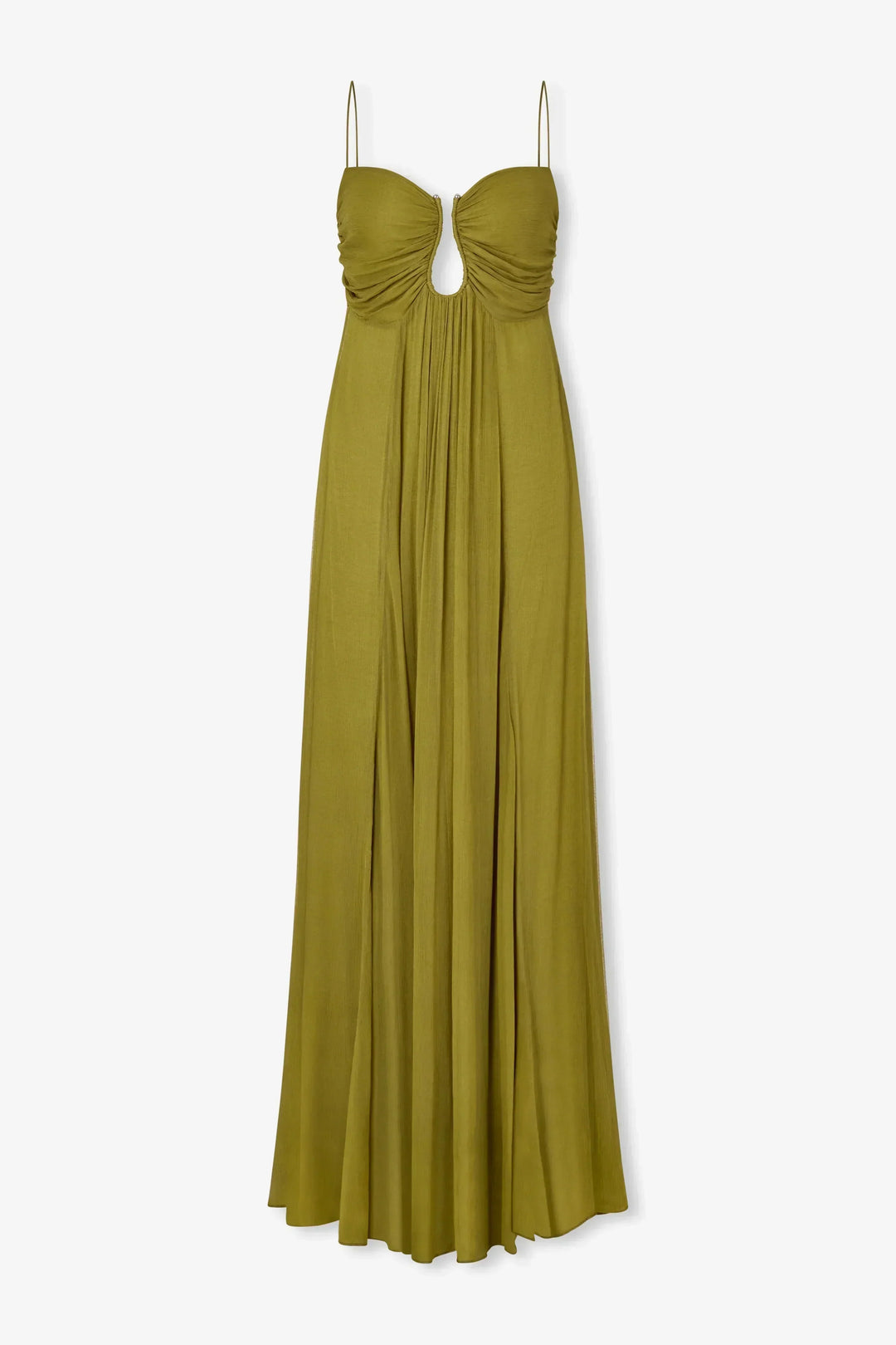 Eden – Elegancka Sukienka Maxi dla Kobiet z Dekoltem