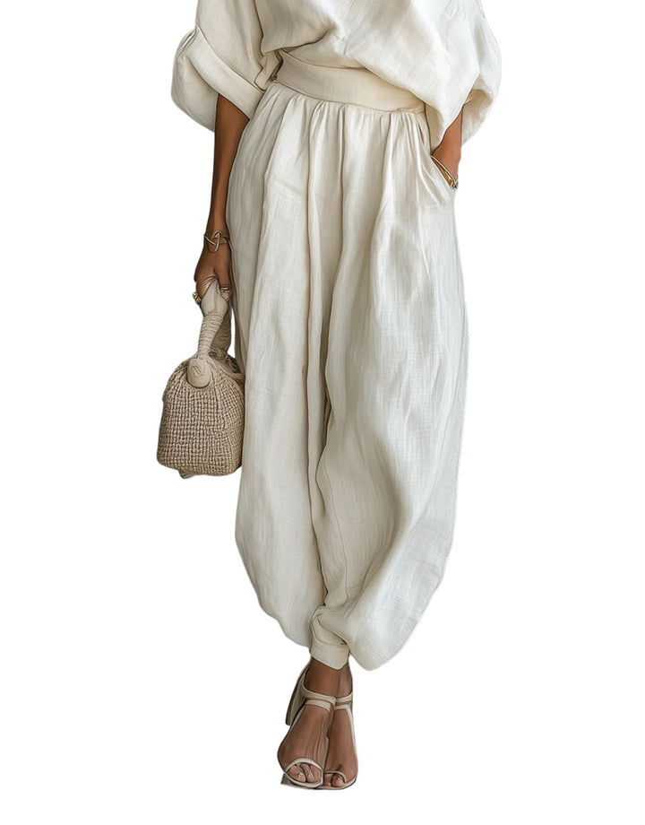 Alessia - Elegancki Zestaw Off-Shoulder z 2 Części