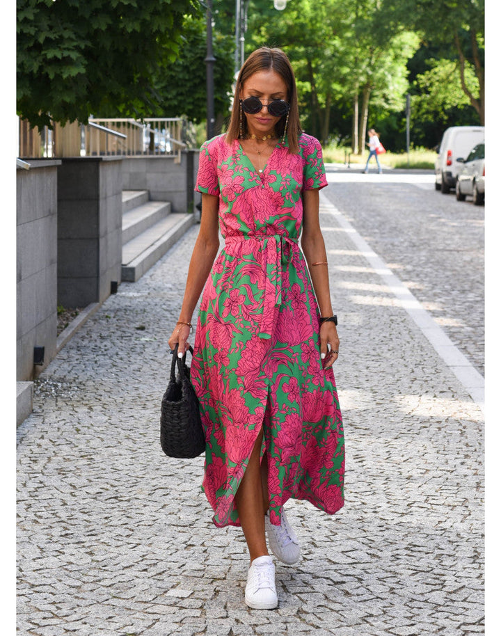 Kelly™ | Sukienka typu wrap w letnim stylu