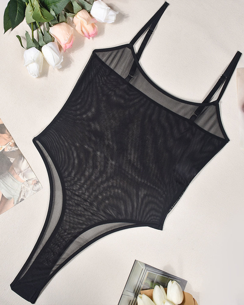 Sora™ | Body z przezroczystej siateczki