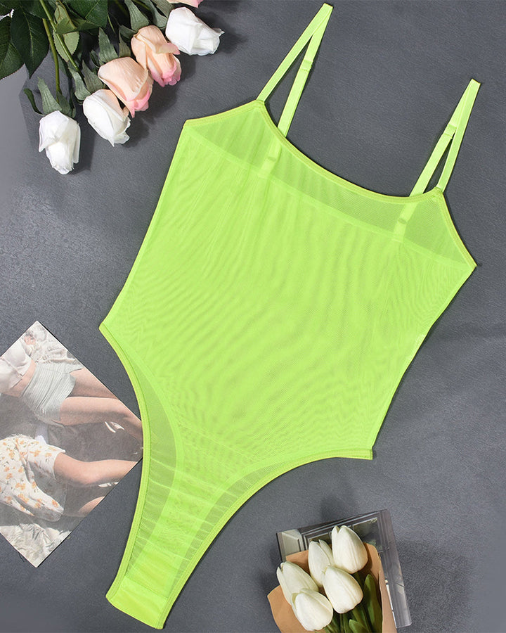 Sora™ | Body z przezroczystej siateczki