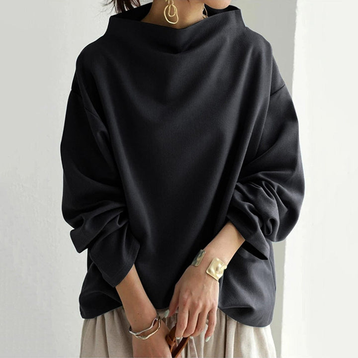 Elsa | Elegancki Sweter z Wysokim Kołnierzem