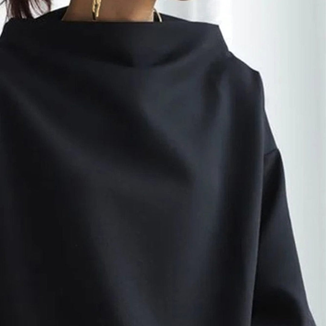 Elsa | Elegancki Sweter z Wysokim Kołnierzem