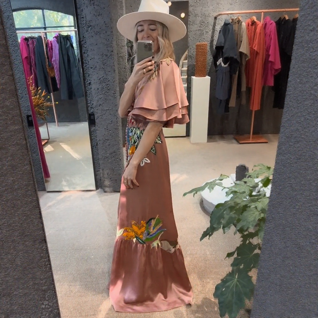 Zoe™ | Sukienka maxi boho haftowana