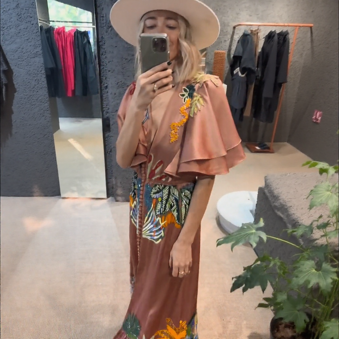 Zoe™ | Sukienka maxi boho haftowana