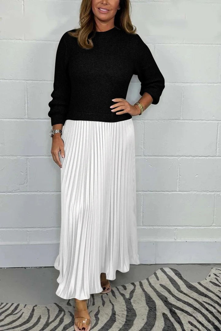 Maeve | Sukienka Maxi Plisowana