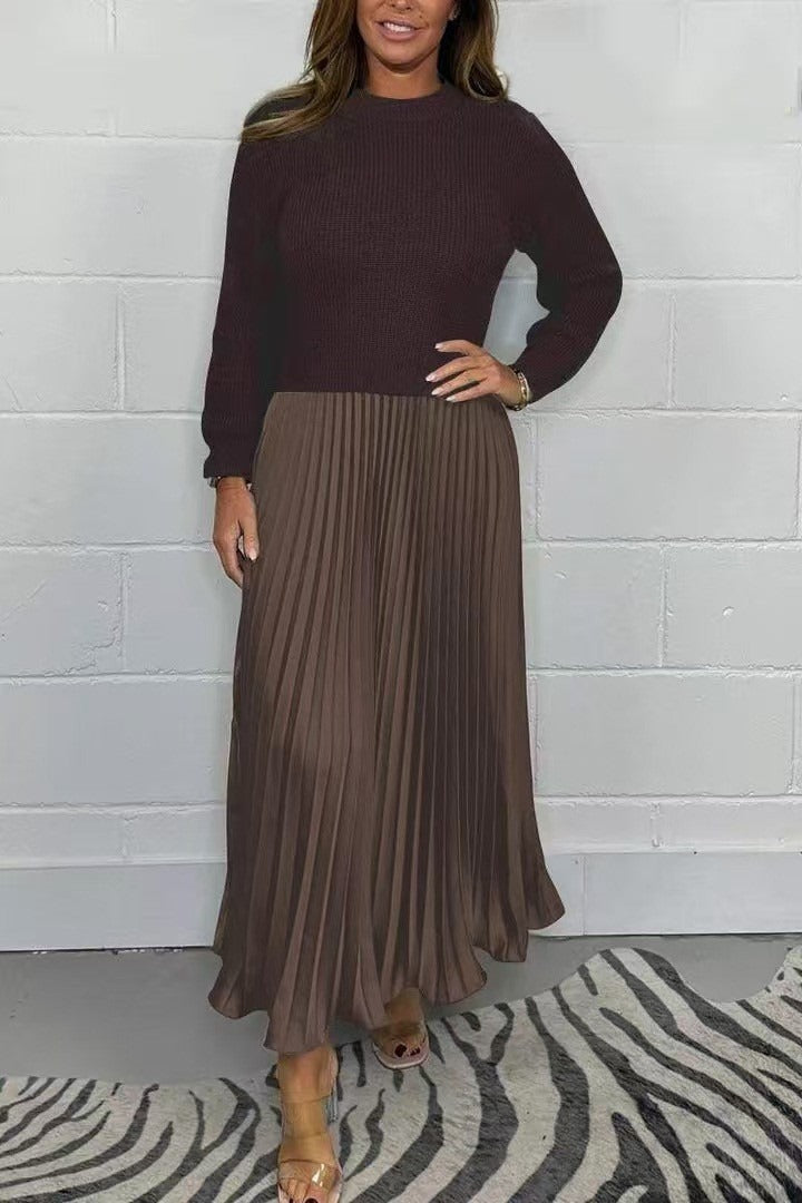 Maeve | Sukienka Maxi Plisowana