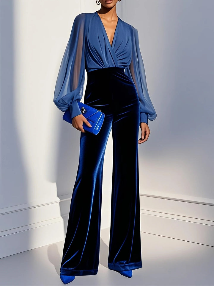 Camille | Elegancki zestaw z weluru