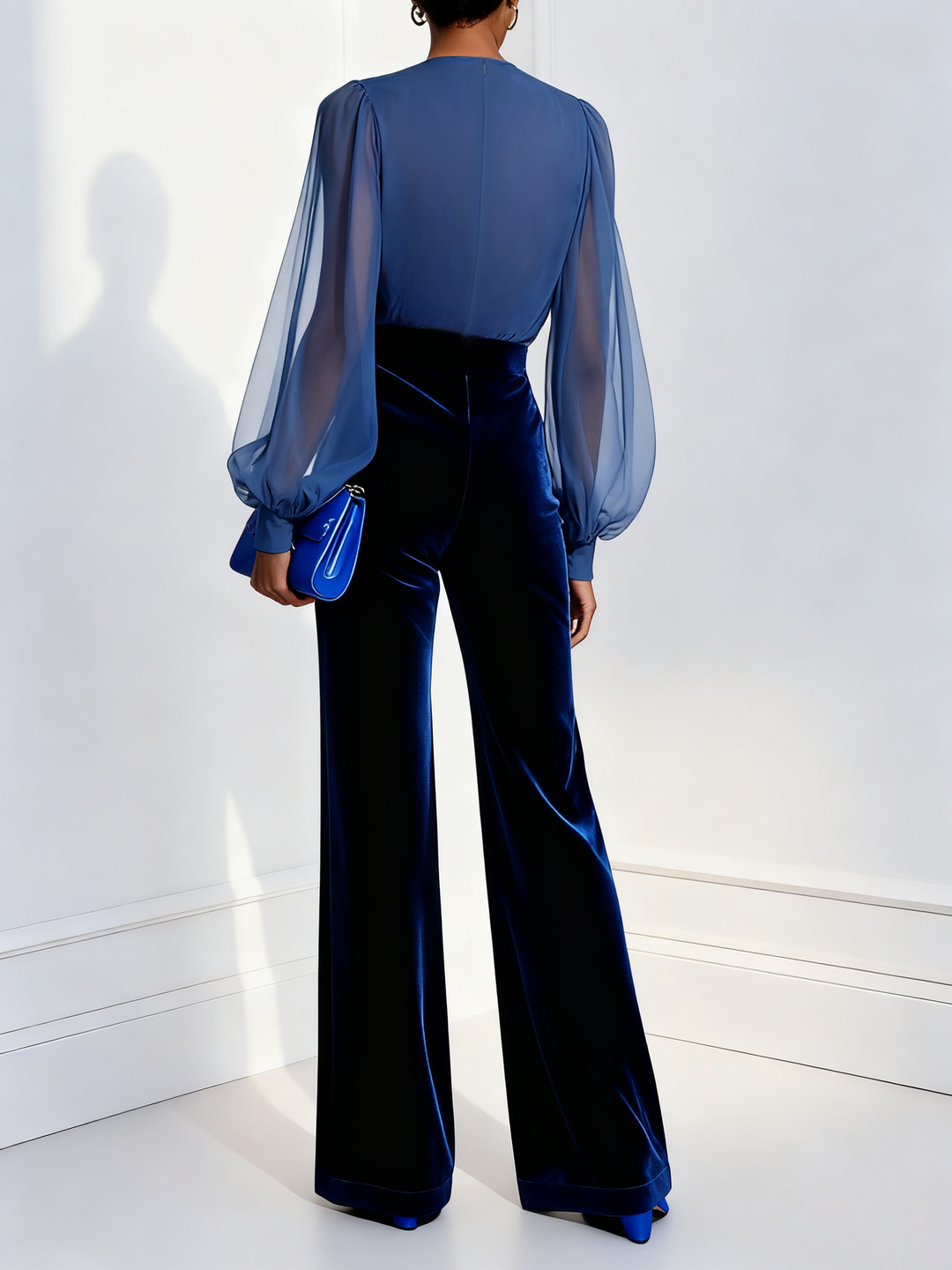 Camille | Elegancki zestaw z weluru