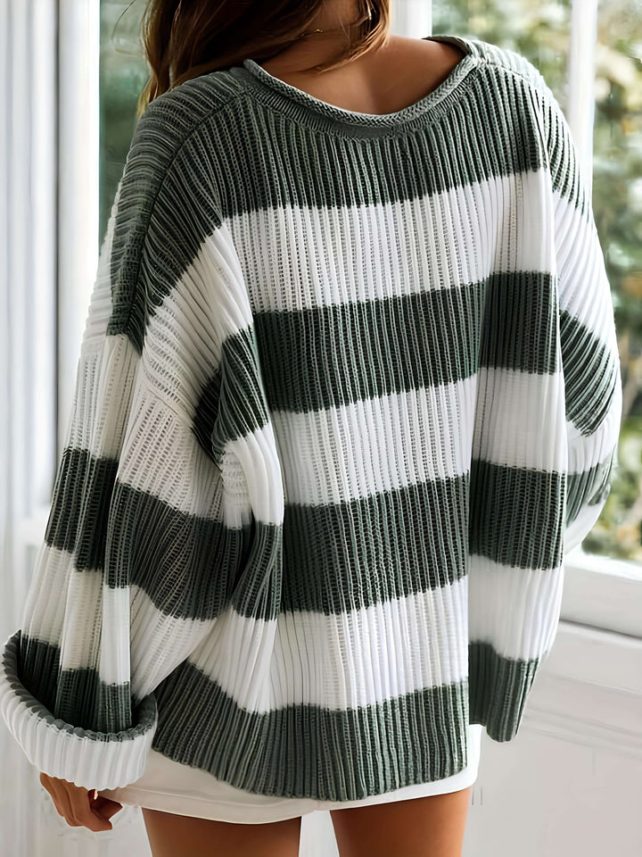 Dafne | Sweter w paski