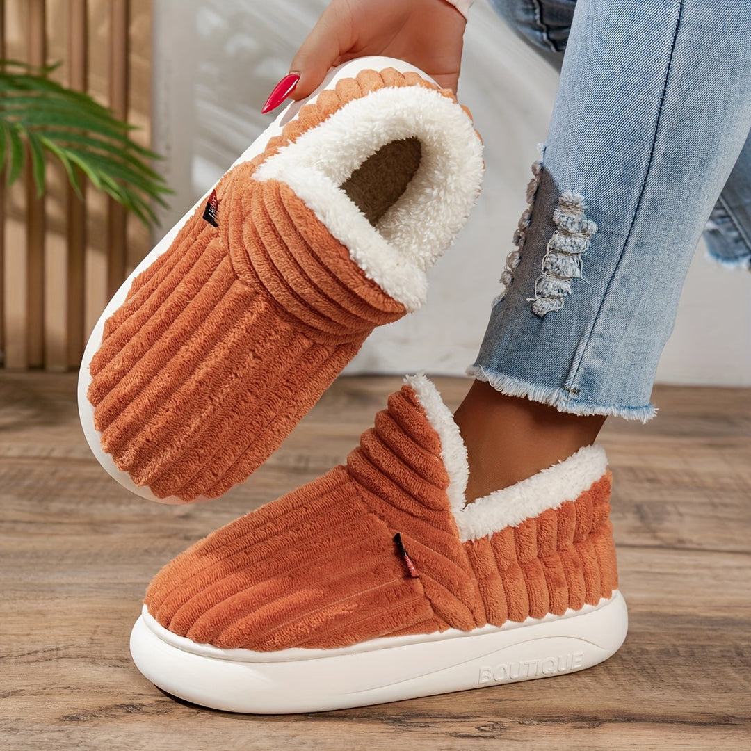 CozyStep – Przytulne kapcie domowe