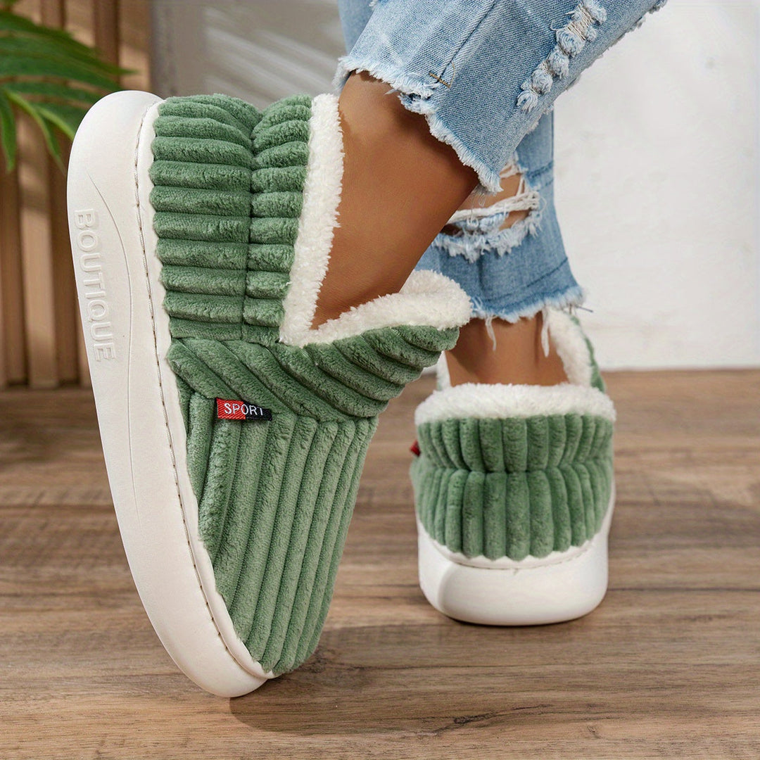 CozyStep – Przytulne kapcie domowe