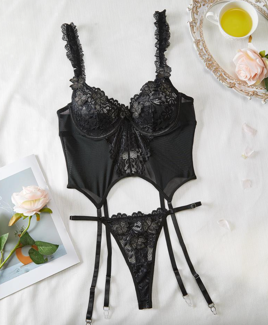Leyla™ | Elegancki zestaw bielizny ślubnej