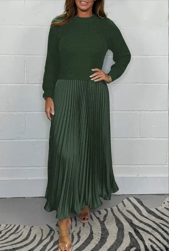 Maeve | Sukienka Maxi Plisowana