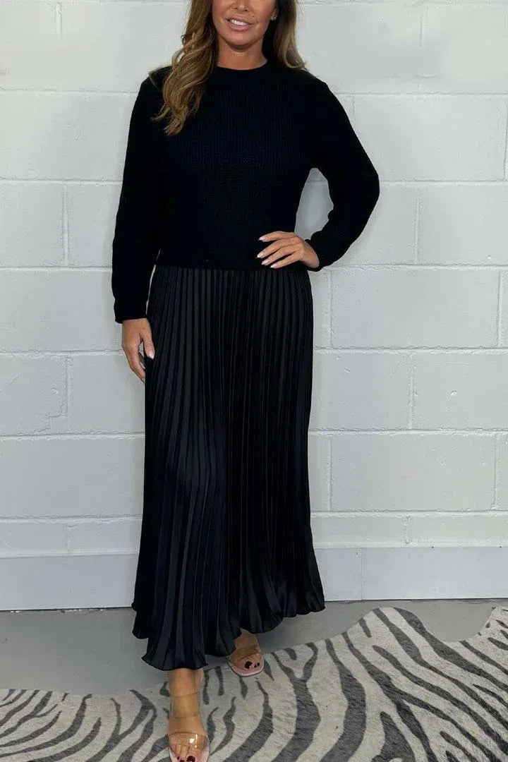 Maeve | Sukienka Maxi Plisowana