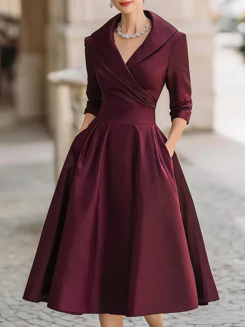 Isabela | Elegancka sukienka midi
