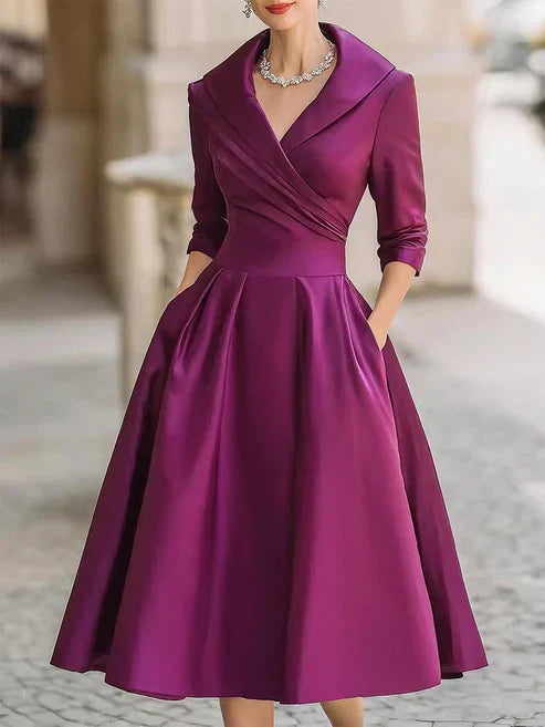 Isabela | Elegancka sukienka midi