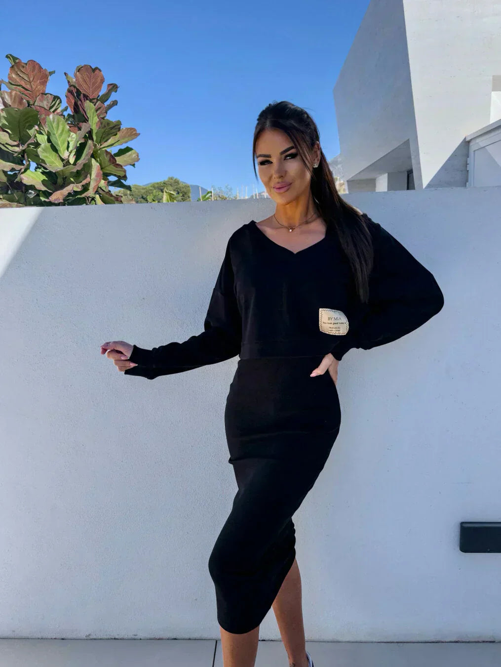 Ciara | Zestaw Sukienka i Bluza